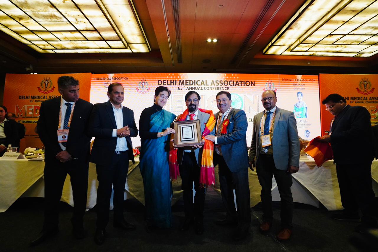 दिल्ली स्टेट मेडिकल असोसिएशन के वार्षिक समारोह में बतौर मुख्य अतिथि शामिल हुईं मुख्यमंत्री आतिशी