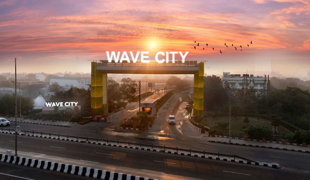 वेव सिटी में विकास कार्यों ने पकड़ी रफ्तार, हाइटेक सिटी की बदली तस्वीर