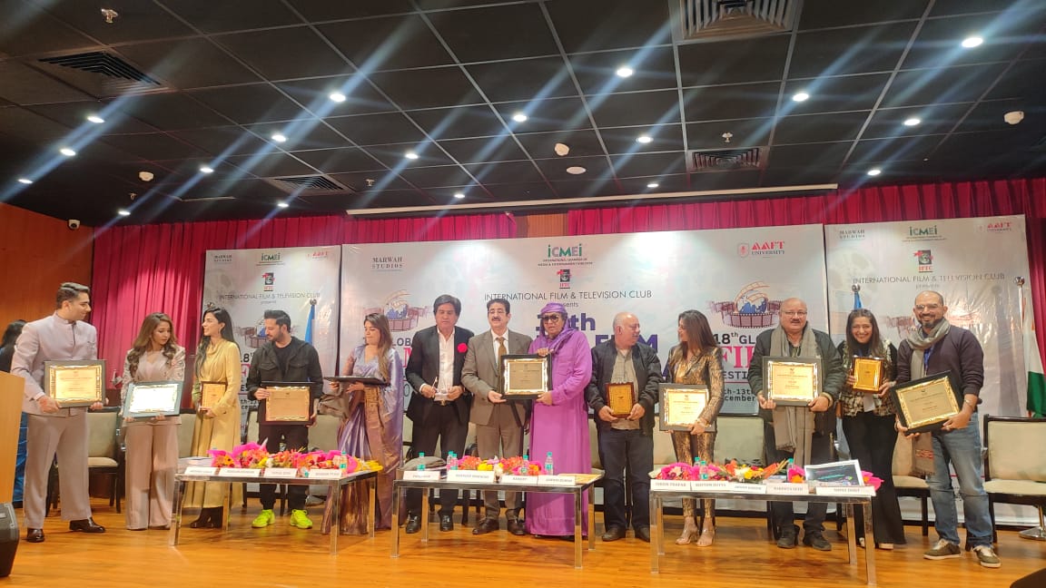 ग्लोबल फिल्म फेस्टिवल नोएडा 2025 के दूसरे दिन फिल्मी सितारों का जमावड़ा, एनिमेशन और VFX पर हुआ मंथन