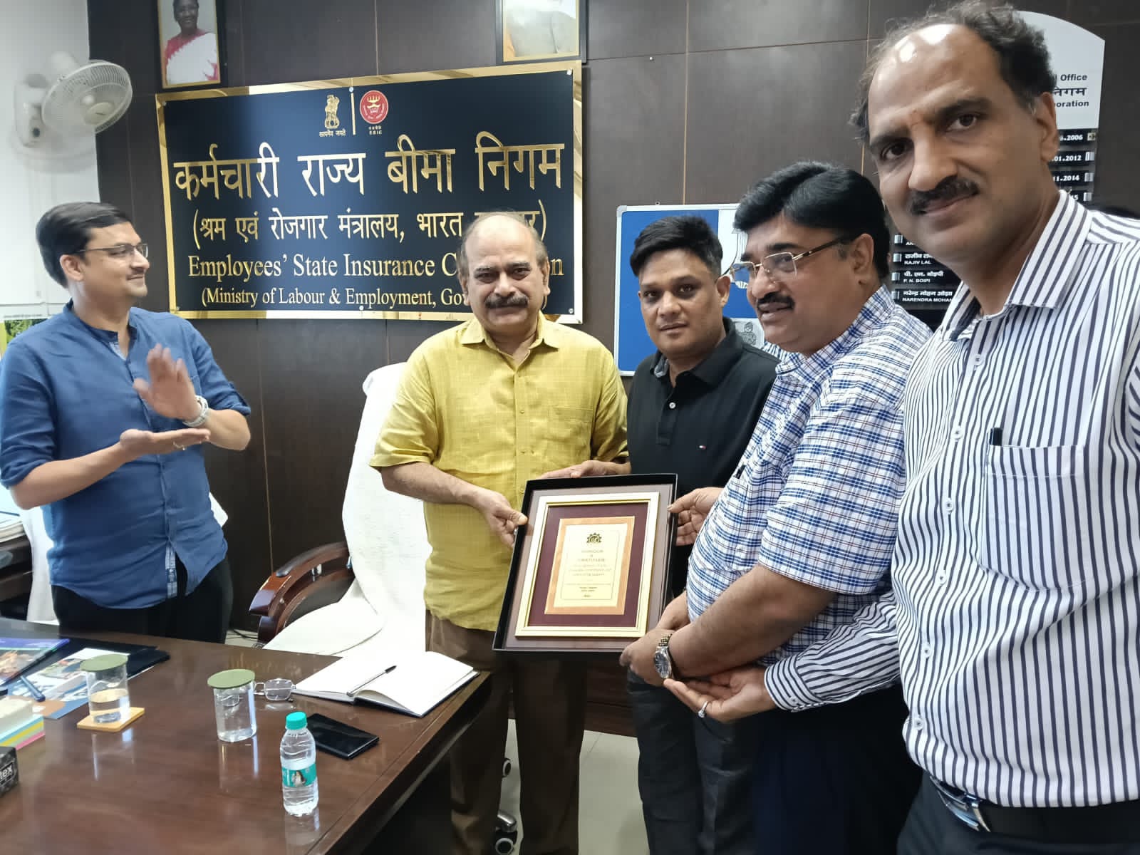 ईएसआईसी आयुक्त प्रणय सिन्हा ने नोएडा उद्योग प्रतिनिधियों से किया संवाद, 40 वर्ष से अधिक आयु के श्रमिकों के लिए स्वास्थ्य जांच की घोषणा