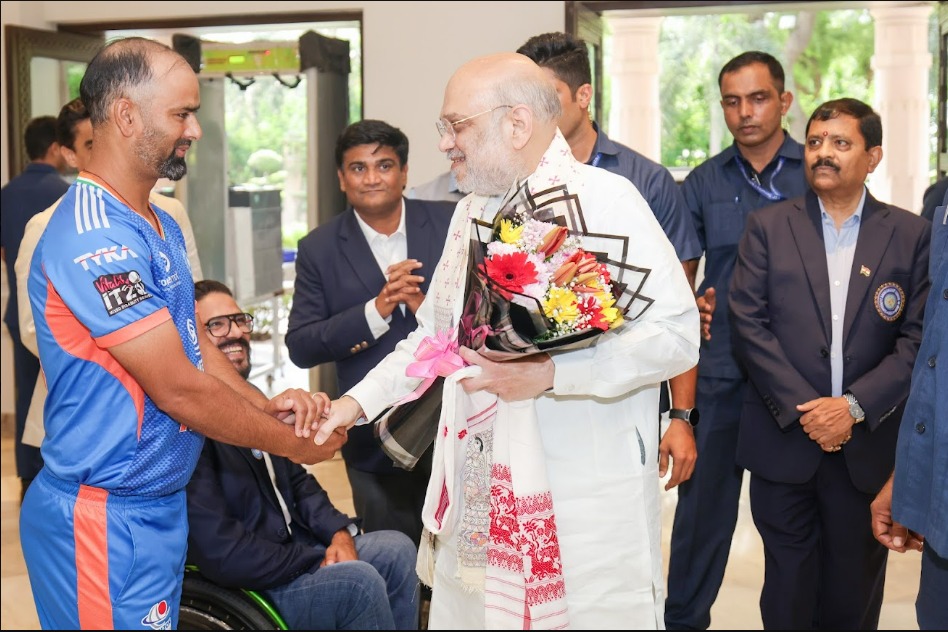 लॉर्ड्स में तिरंगा लहराने के बाद अमित शाह से मिले भारतीय दिव्यांग क्रिकेटर, 118 रन की जीत ने बढ़ाया देश का गौरव